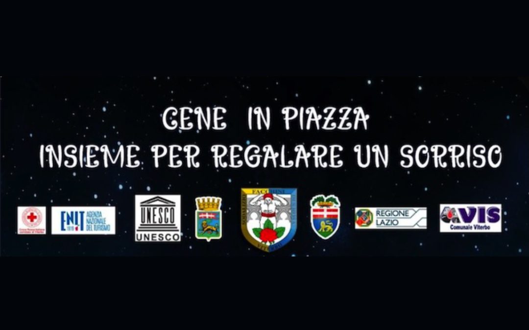 Cene in Piazza. Insieme per regalare un sorriso